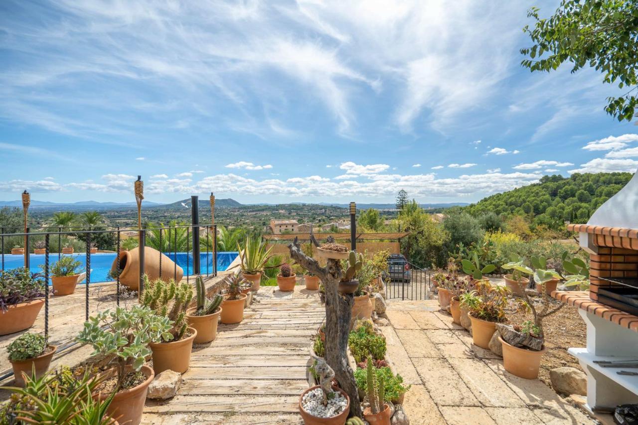 Can Pulit - Finca Romantica Para 2 Con Piscina Y Vistas En Selva  Ngoại thất bức ảnh